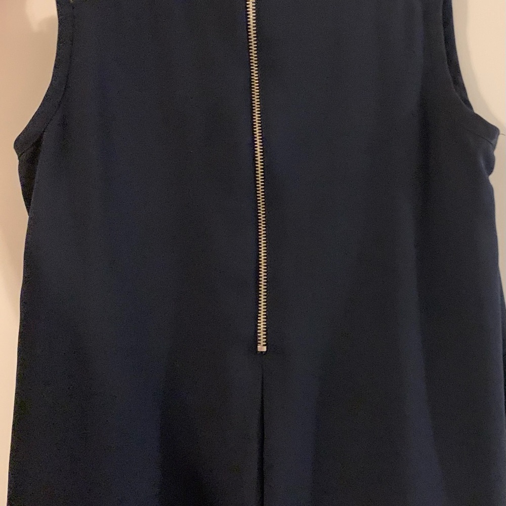 Navy blue above the knee dress